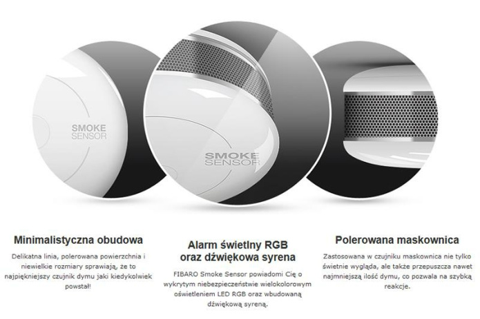 FIBARO Smoke Sensor2 - Czujnik dymu Z-Wave Fibaro FGSD-002